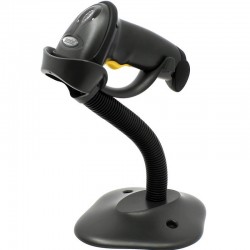 Scaner coduri de bare Zebra Symbol LS2208, 1D, Laser, USB, cu stand