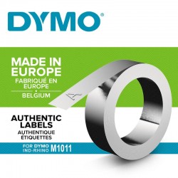 Металлическая лента Dymo RHINO 32500, 12мм x 6.4м, Нержавеющая сталь